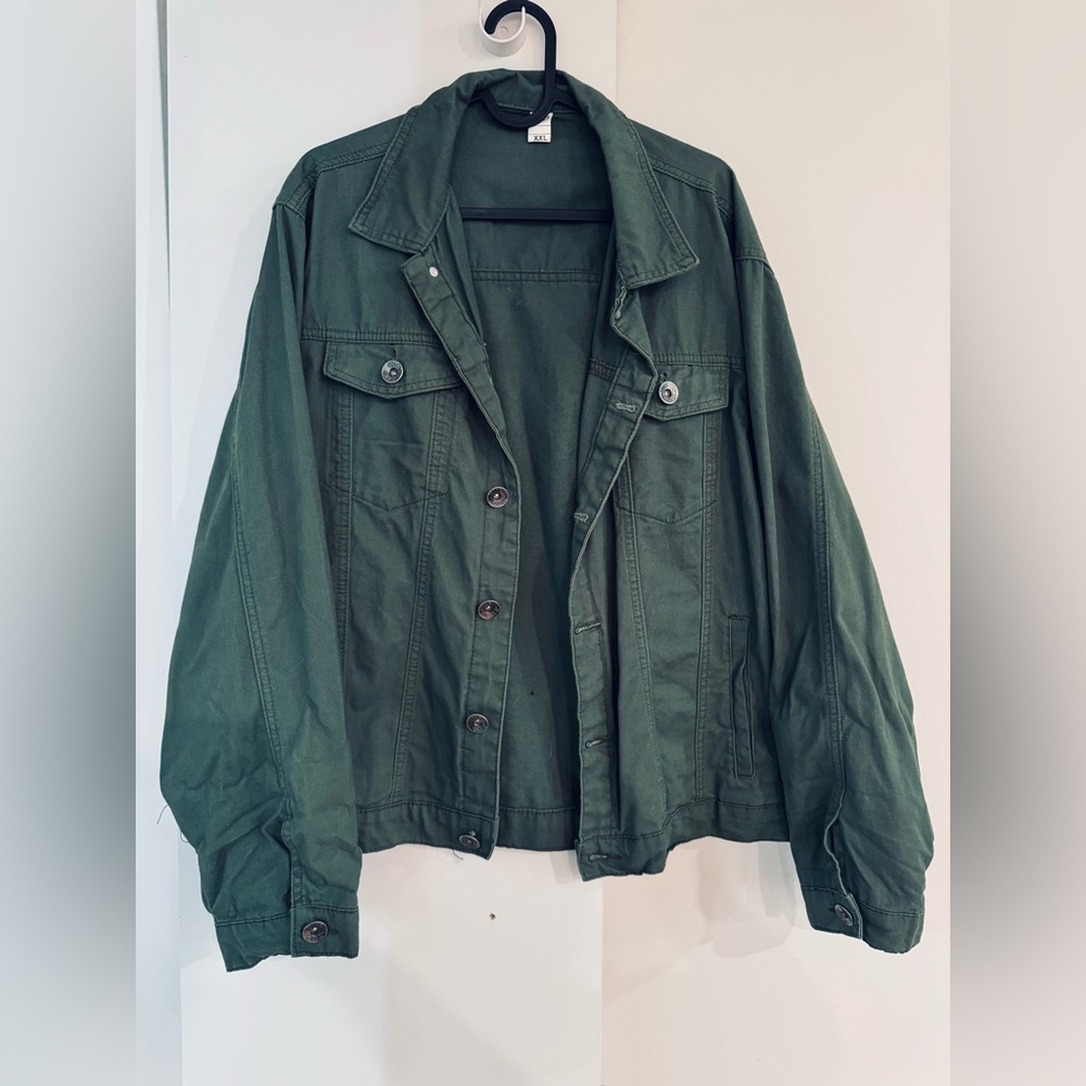 Vintage Green Canvas Jacket